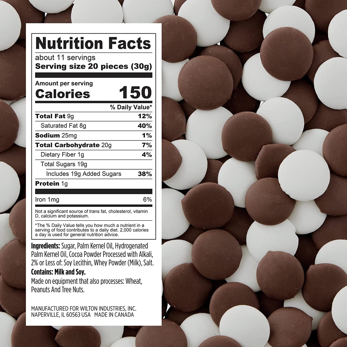 Wilton 12 oz Candy Melts Candy, Dark Cocoa (Pack of 6)