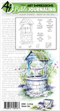 Art Impressions Bible Journaling Watercolor Rubber Stamps-Living Water
