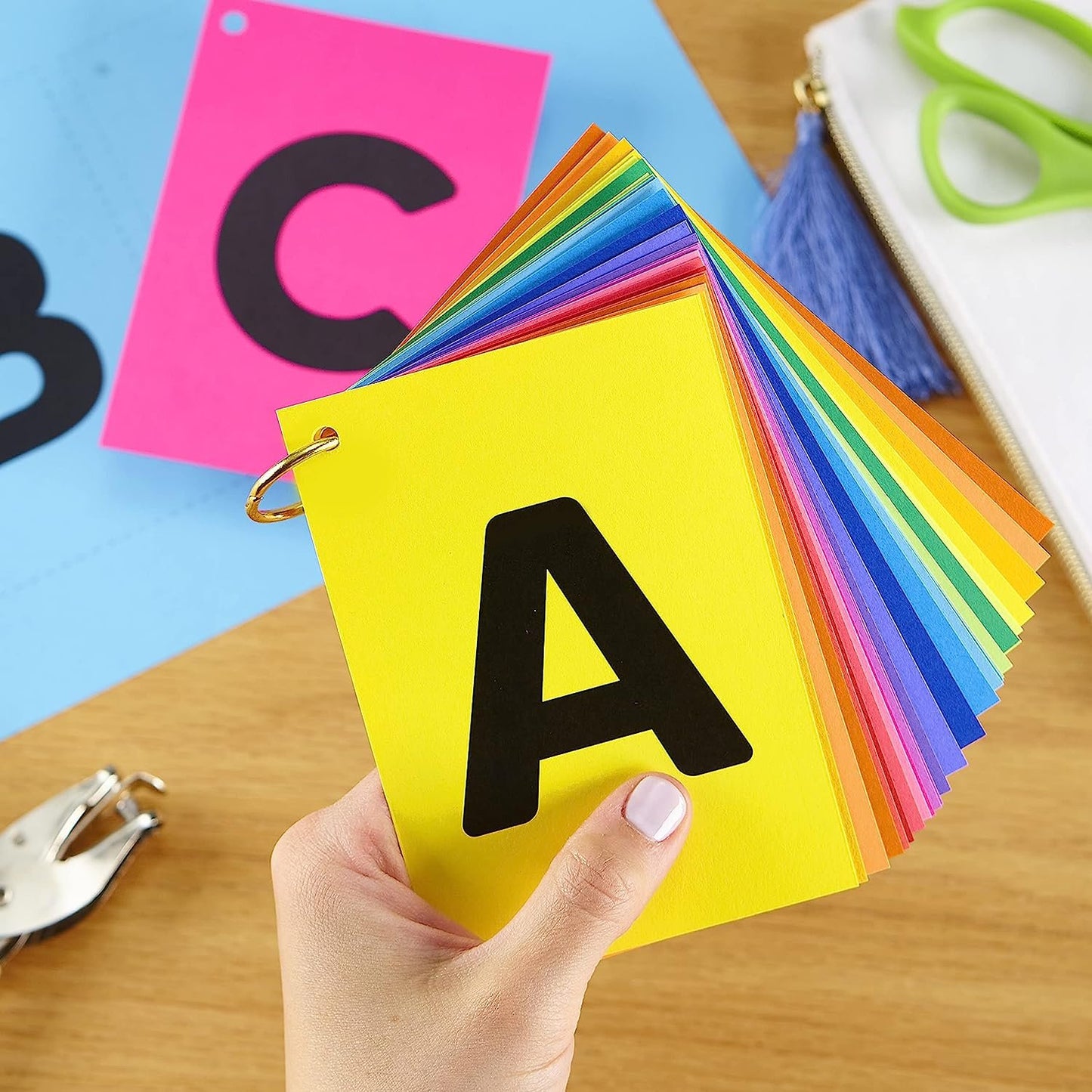 Astrobrights Colored Cardstock, 8.5” x 11”, 65 lb / 176 gsm, "Spectrum" 25-Color Assortment, 75 Sheets (80944-01)