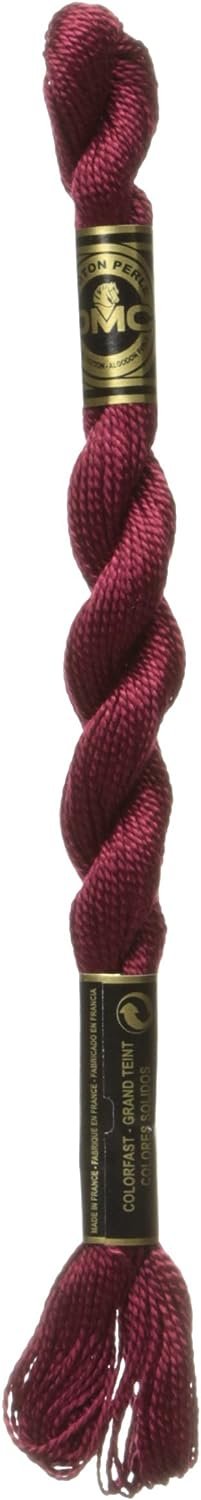 DMC 115 5-815 Pearl Cotton Thread, Medium Garnet, Size 5