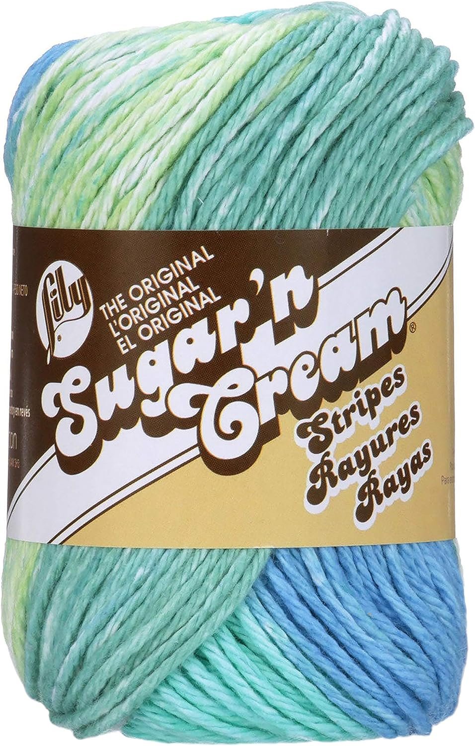 Lily Sugar 'N Cream Cotton Stripes Yarn