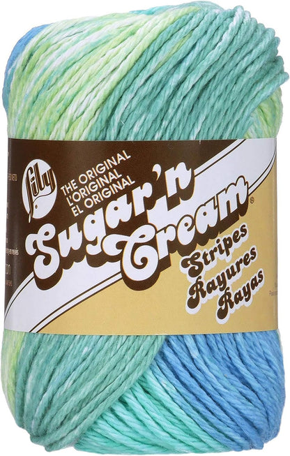 Lily Sugar 'N Cream Cotton Stripes Yarn