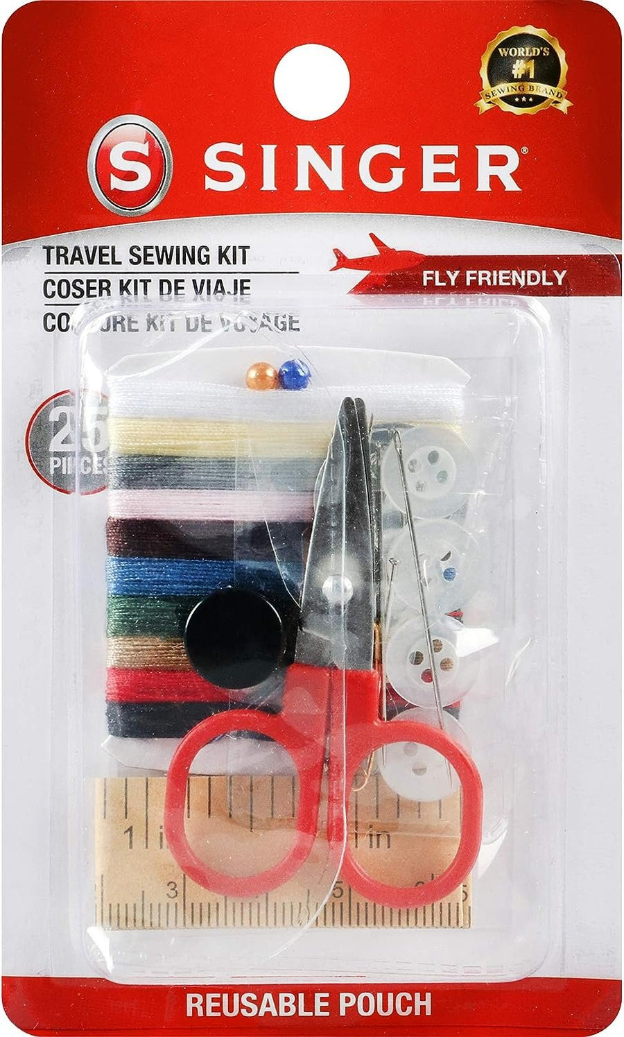 SINGER 00267 Sewing Kit in Reusable Pouch