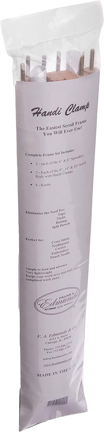 Edmunds HC-CS Handi-Clamp Complete Frame Set, Multi Size, Natural Wood