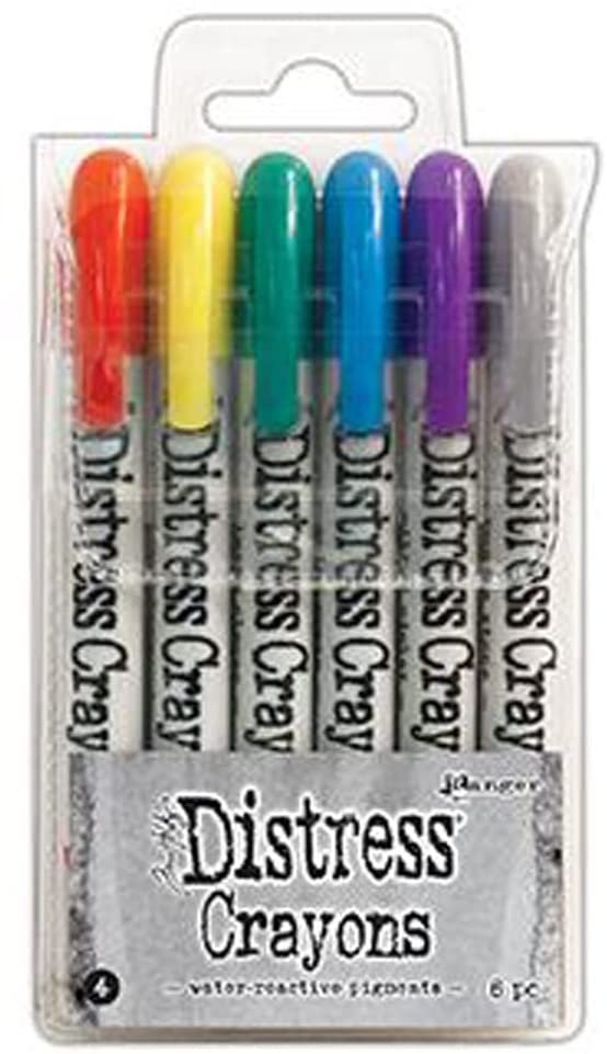 Ranger THoltz Distress Crayon Set #4, 6 Count (Pack of 1)