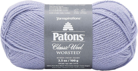 Patons Classic Wool Yarn, Misty Thistle
