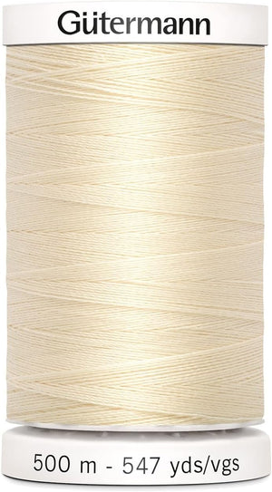 Gutermann Sew-All Thread (501-800) 547 Yards Ivory