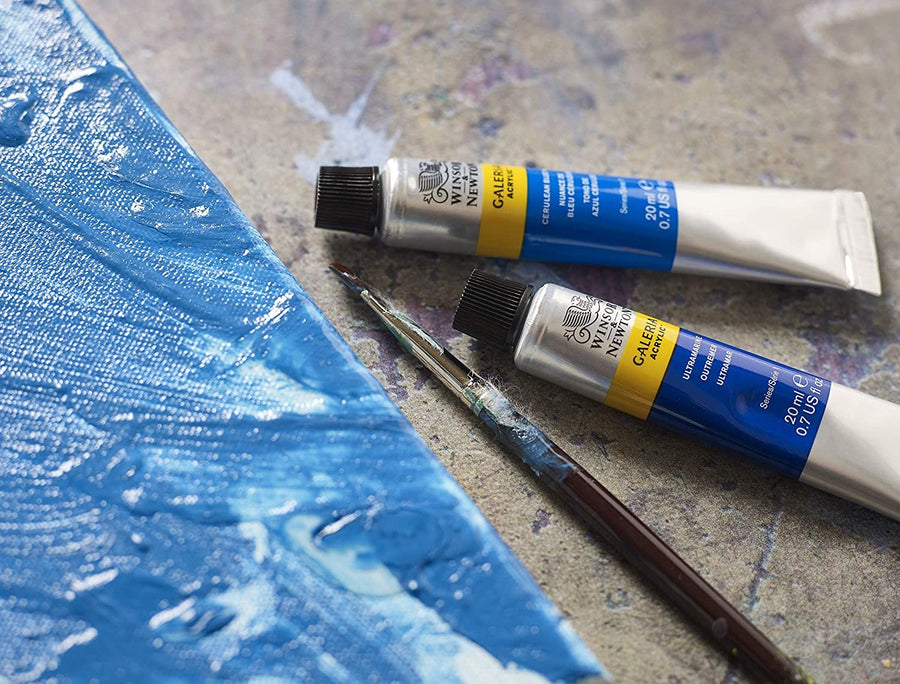 Winsor & Newton 2120541 Galeria Acrylic Paint, 60-ml Tube, Prussian Blue Hue 2 Fl Oz