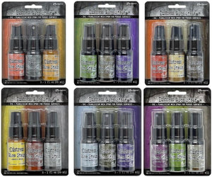 Tim Holtz Ranger Ink Halloween Bundle - Sets 1, 2, 3, 4, 5, & 6 Mica Spray Stain