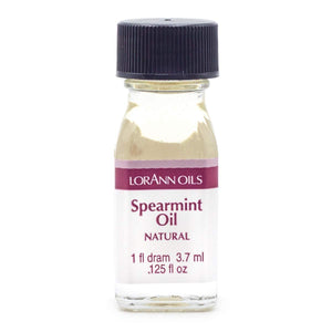 LorAnn Spearmint Oil SS, Natural Flavor, 1 dram bottle (.0125 fl oz - 3.7ml - 1 teaspoon)