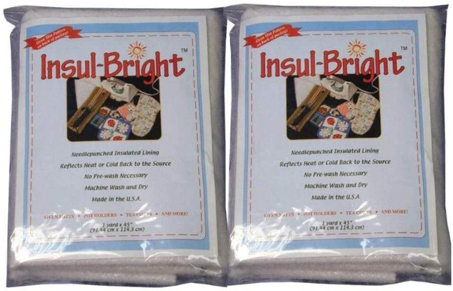 Insul-Bright Insulated Lining 36 x 45 Inches - 2 Packs