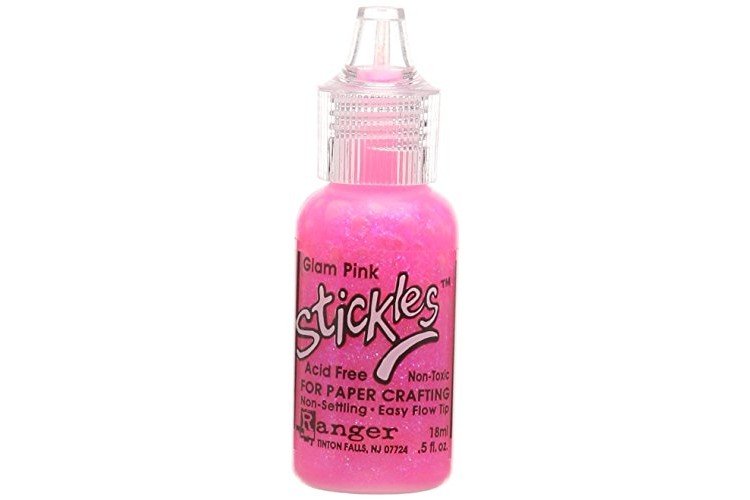 Glam Pink Stickles Glitter Glue .5oz