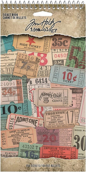 Tim Holtz TICKET BOOK IDEA-OLO 335/PKG, us:one size