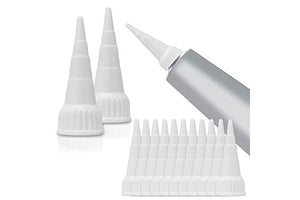 Glue Tips Applicator Snip Tips 10-Pack, Works with E6000, Goop, Shoe Goo, Bead Jewelry E6000, Loctite (3.7-Ounce Sizes), E6000 Glue Applicator Tip