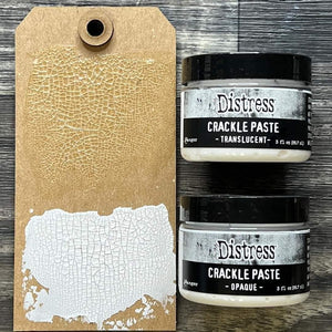 Tim Holtz - Ranger Crackle Paste 3OZ TRANSLUCEN, Translucent