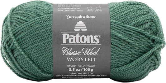 Patons Classic Wool Yarn, Rich Grass