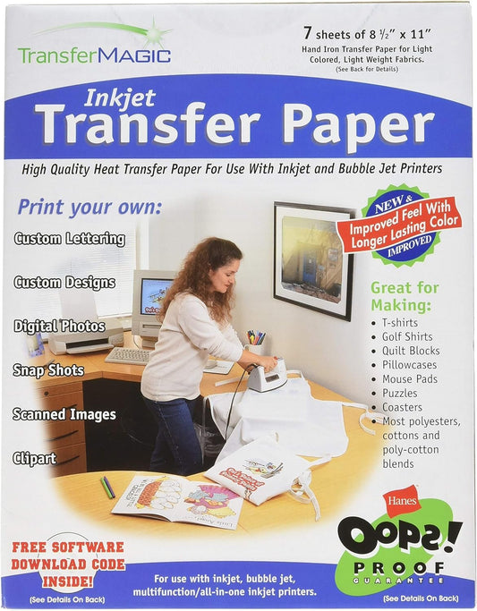 Ink Jet Transfer Paper-8-1/2 X11