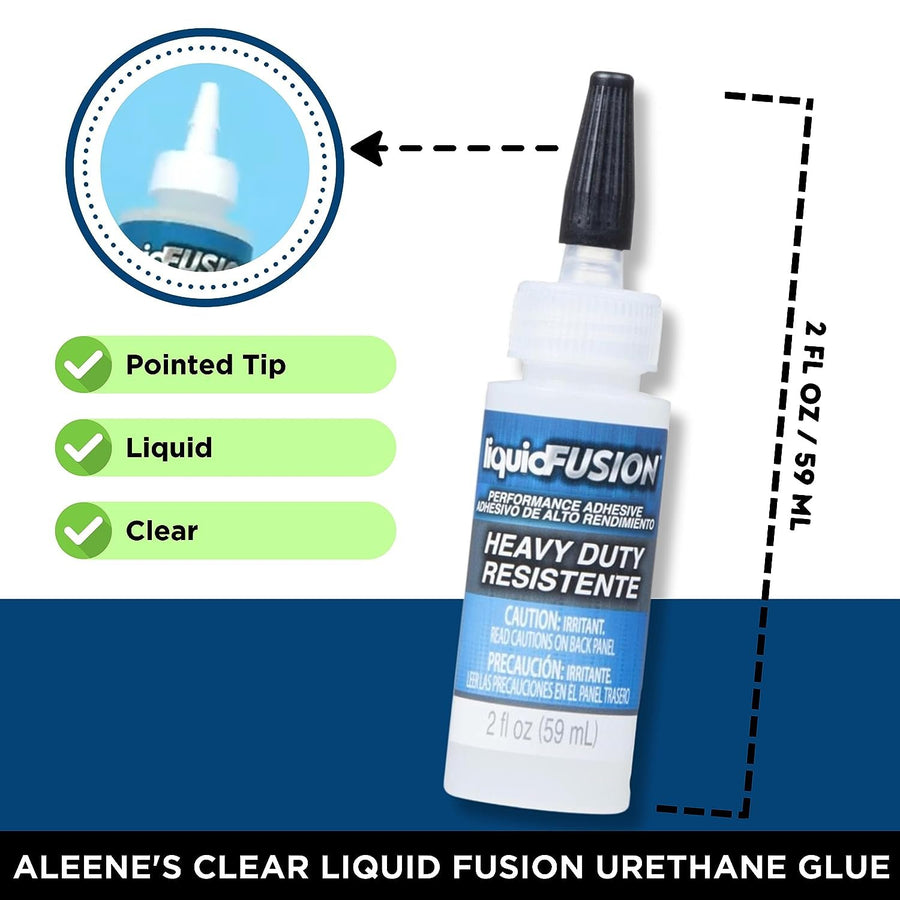 Aleenes Liquid Fusion 4oz - Premium Urethane Adhesive Model Glue - and Pixiss Precision Model Kit Tool Set - Gundam Tool Kit - Vinyl Cutter, Pen Knife and Blades, Craft Glue, fine tip Tweezers