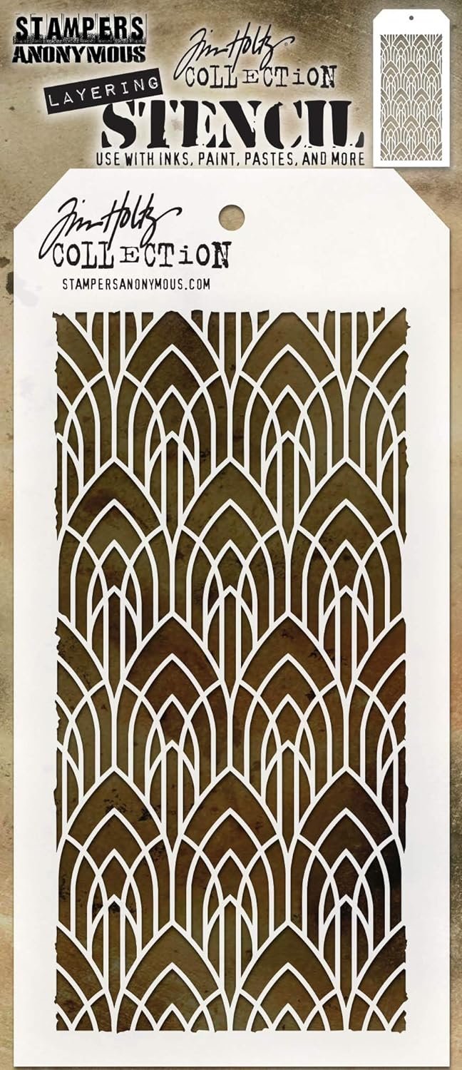 Tim Holtz - Stampers Anon Layered Stencil Deco Arch