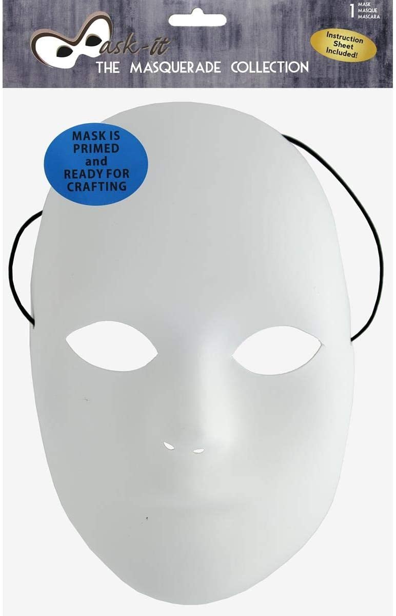 Midwest Design Mask It Full Mask 8.5" White