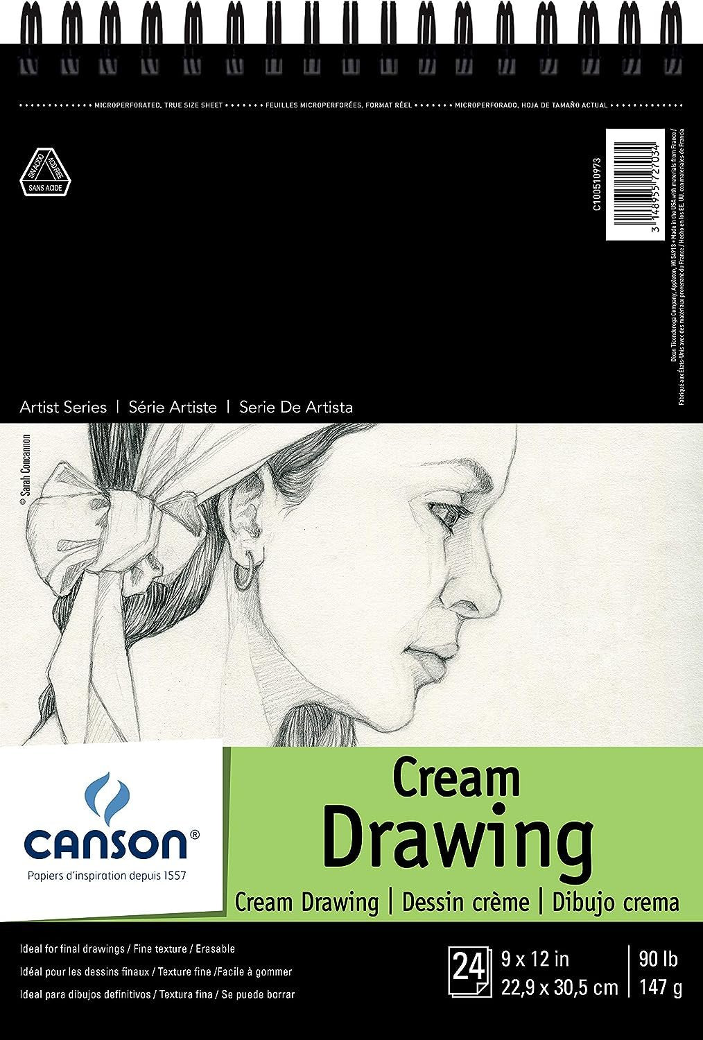 Canson Cream Pad Artist Series Drawing