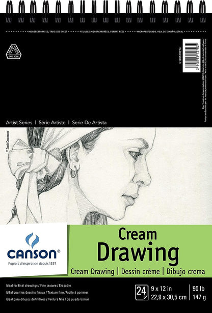 Canson Cream Pad Artist Series Drawing