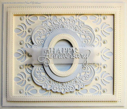 CREATIVE EXPRESSIONS 3PL CRAFT DIES ANNIVERSAR, Mini Expressions-Happy Anniversary