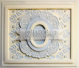 CREATIVE EXPRESSIONS 3PL CRAFT DIES ANNIVERSAR, Mini Expressions-Happy Anniversary