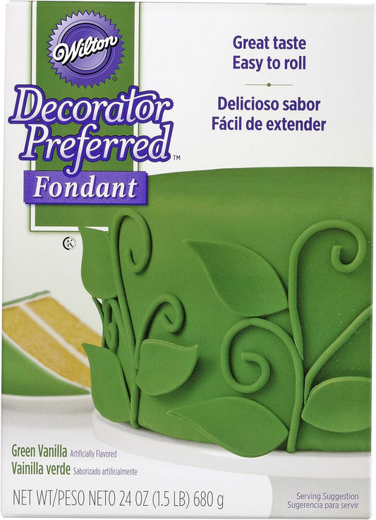 Wilton Decorator Preferred Green Fondant, 24 oz. Fondant Icing