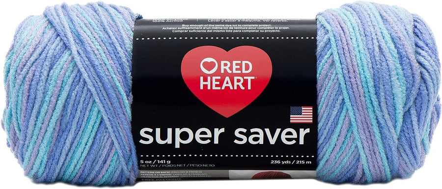 E300 Super Saver Yarn, Ocean, 5 oz - 3 Packs