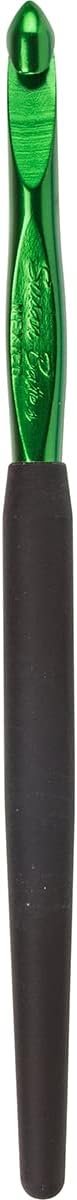 Susan Bates Silvalume Soft Handle Aluminum Crochet Hook 5.5in-Size K10.5/6.5mm