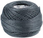 DMC 116 8-413 Pearl Cotton Thread Balls, Dark Pewter Grey, Size 8