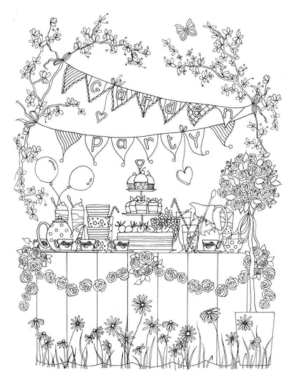 Creative Haven Whimsical Gardens Coloring Book (Adult Coloring Books: Flowers & Plants)