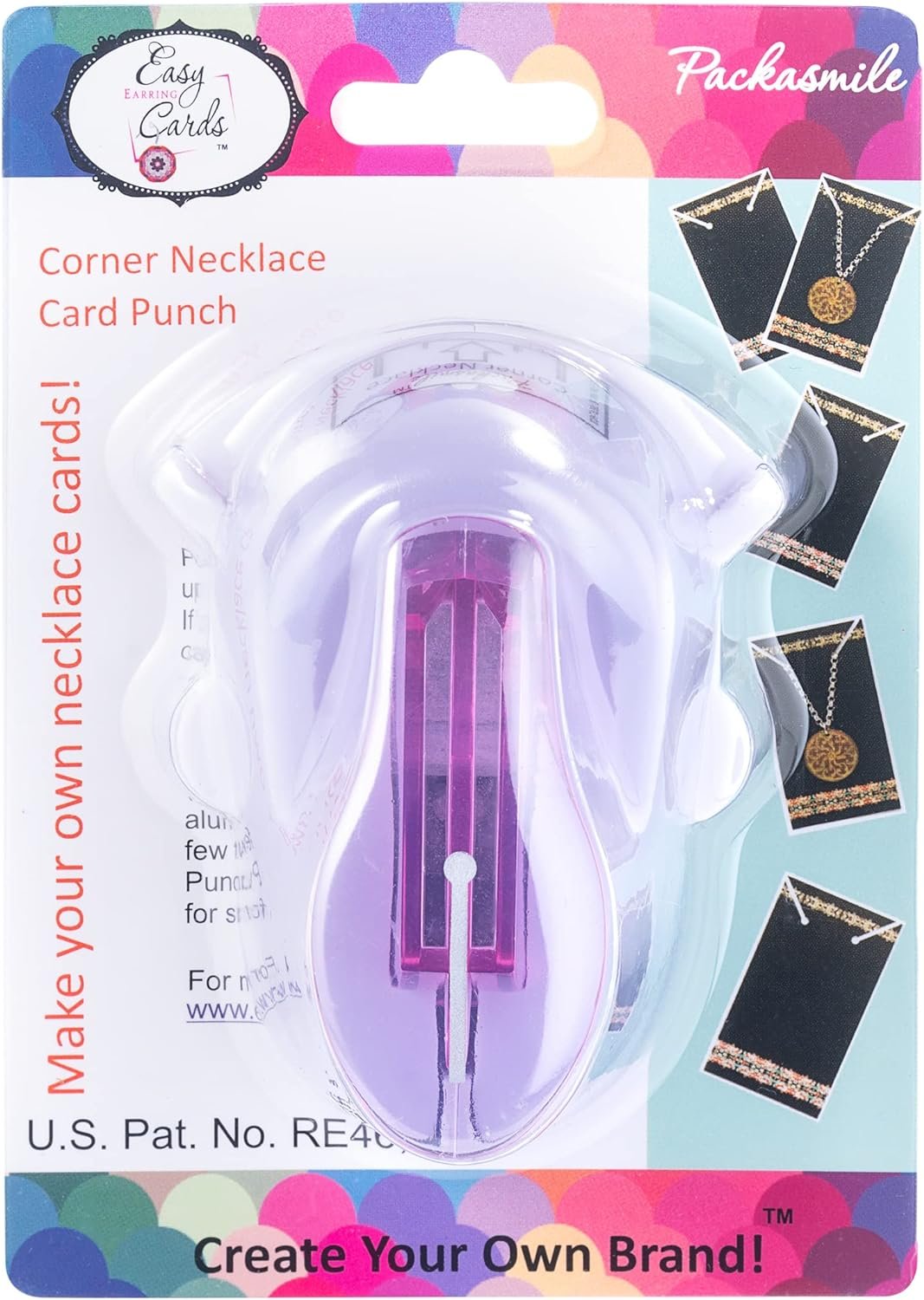 Corner Necklace Card Punch