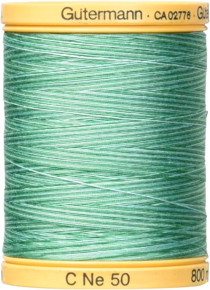 Gutermann Natural Cotton Thread Variegated 876yd, Deep Evening Sky