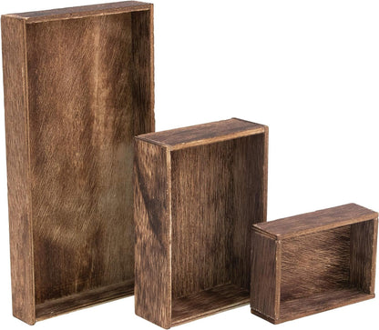 Tim Holtz, Advantus Vignette Set Wooden Boxes, brown