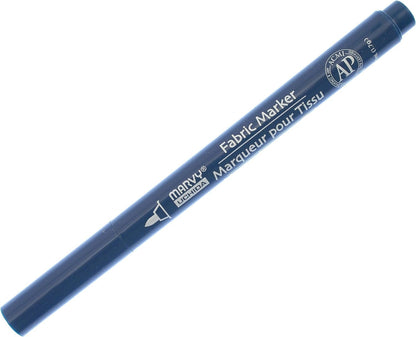 Uchida 522-C-33 Marvy Fine Point Fabric Marker, Navy
