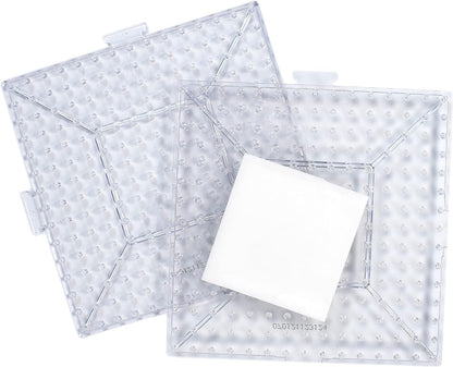 Perler Beads Biggie Beads Pegboards for Kids Crafts, 3 pcs