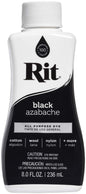 RIT DYE BLACK LIQUID 8OZ (Packaging May Vary)