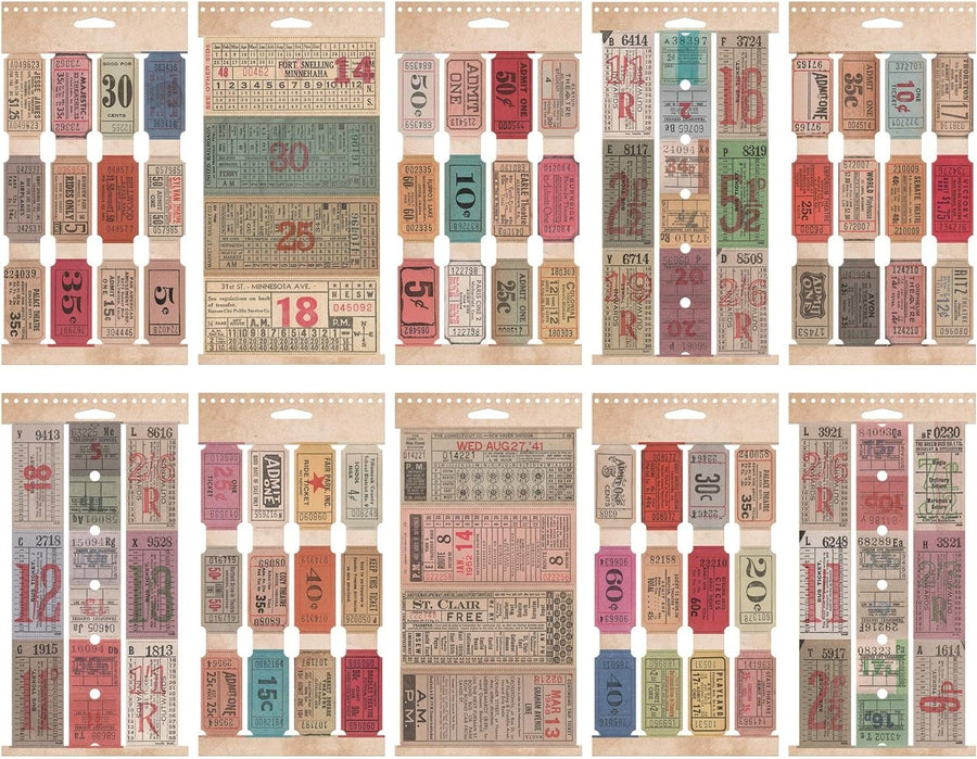 Tim Holtz TICKET BOOK IDEA-OLO 335/PKG, us:one size