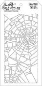Stampers Anonymous Tim Holtz Layered Stencil, 4.125-Inch by 8.5-Inch, Shatter