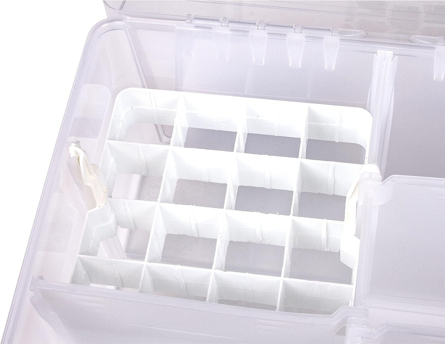 ArtBin Satchel DBLDP TRANSLUCNT, 15.25"X14"X6.25" Translucent