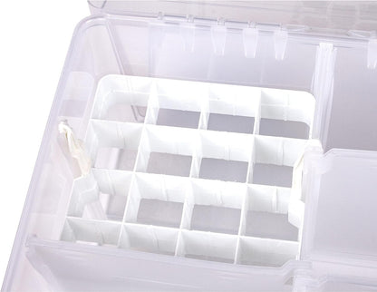 ArtBin Satchel DBLDP TRANSLUCNT, 15.25"X14"X6.25" Translucent