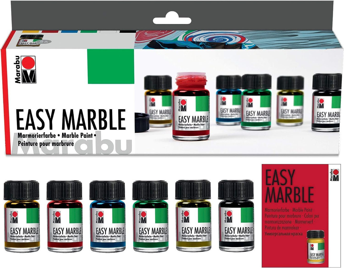Marabu Easy Marble Paint Starter Set (MBU66053)