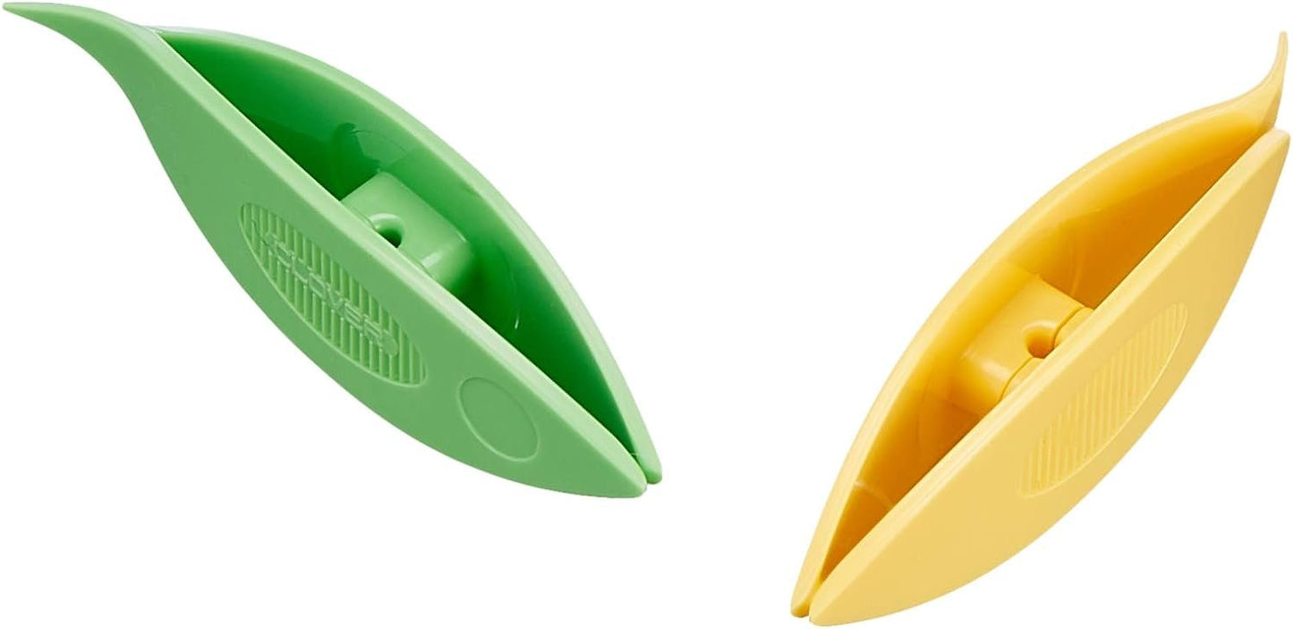 Clover Tatting Shuttles Arts Supplies, 6" Height x 3" Length x 0.5" Width, Pink, Blue