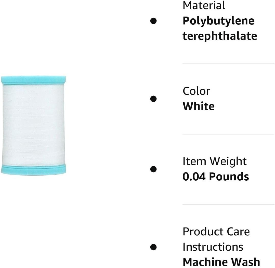 Coats Eloflex Stretch Thread 225yd-White -S992-0100