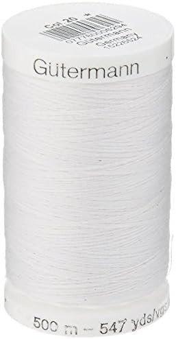 Sew-All, All PurposeThread 547 Yards-Black GUTERMANN Thread 3 pack (White)