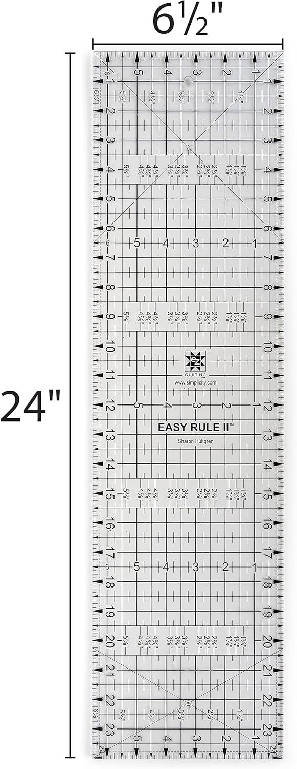 Simplicity Creative Group, Inc Wrights 6-1/2-Inch-by-24-Inch Easy Rule II