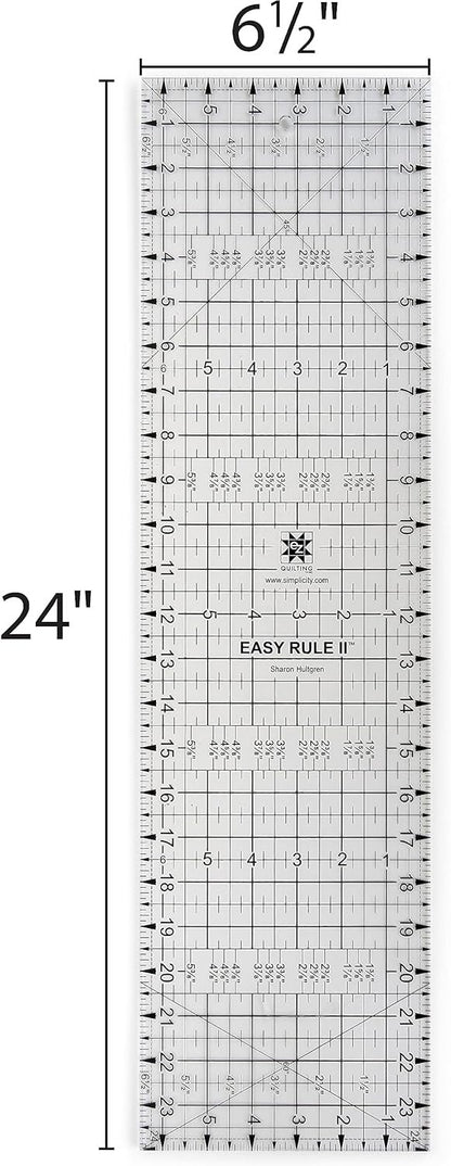 Simplicity Creative Group, Inc Wrights 6-1/2-Inch-by-24-Inch Easy Rule II