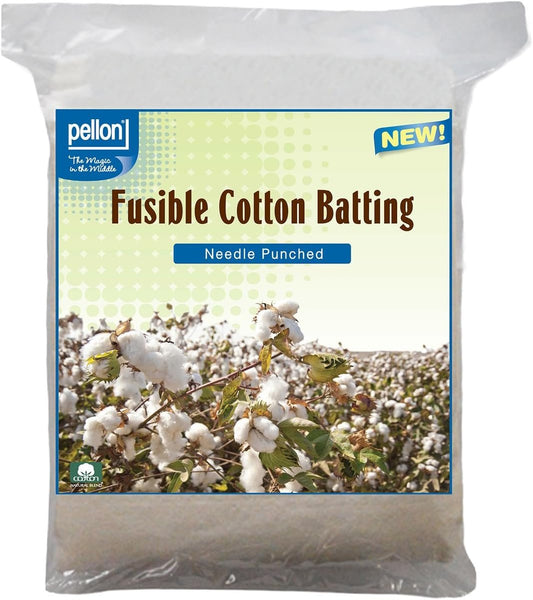 Pellon H-4560P Fusible Cotton Batting, 1 Count (Pack of 1)